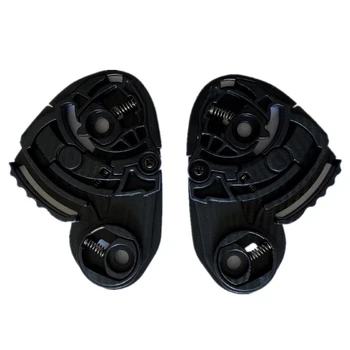 1Pair Motocicleta Visor do Capacete Protetor da Engrenagem da Base de dados de Lente, Suporte para MT Modelos de Capacetes
