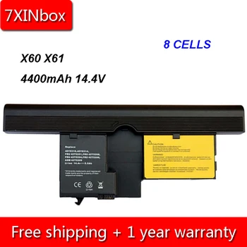 7XINbox 8Cell 4400mAh 14,4 V 42T5209 40Y8314 40Y8318 Bateria do Portátil De Lenovo ThinkPad X60 X61 Tablet PC 42T4507 42T5204 42T5208